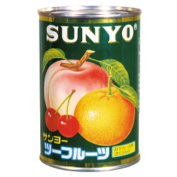 ツーフルーツの缶詰